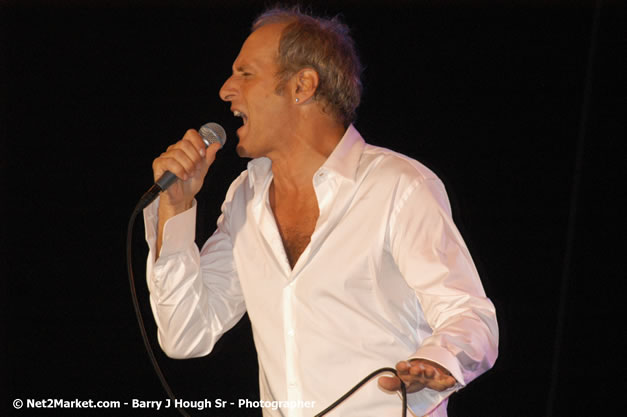 Michael Bolton - Air Jamaica Jazz & Blues Festival 2007 - The Art of Music -  Thursday, January 25th - 10th Anniversary - Air Jamaica Jazz & Blues Festival 2007 - The Art of Music - Tuesday, January 23 - Saturday, January 27, 2007, The Aqueduct on Rose Hall, Montego Bay, Jamaica - Negril Travel Guide, Negril Jamaica WI - http://www.negriltravelguide.com - info@negriltravelguide.com...!