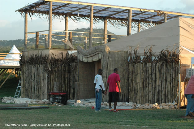 The Aqueduct Venue Under Construction - Monday, January 22th - 10th Anniversary - Air Jamaica Jazz & Blues Festival 2007 - The Art of Music - Tuesday, January 23 - Saturday, January 27, 2007, The Aqueduct on Rose Hall, Montego Bay, Jamaica - Negril Travel Guide, Negril Jamaica WI - http://www.negriltravelguide.com - info@negriltravelguide.com...!