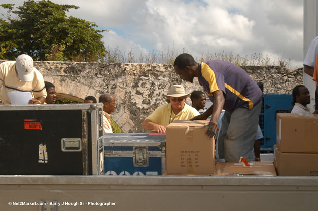 The Aqueduct Venue Under Construction - Thursday, January 18th - 10th Anniversary - Air Jamaica Jazz & Blues Festival 2007 - The Art of Music - Tuesday, January 23 - Saturday, January 27, 2007, The Aqueduct on Rose Hall, Montego Bay, Jamaica - Negril Travel Guide, Negril Jamaica WI - http://www.negriltravelguide.com - info@negriltravelguide.com...!