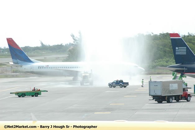 Delta Air Lines Inaugural Flight From New York's JFK Airport to Sangster International Airport, Montego Bay, Jamaica - June 9, 2007 - Sangster International Airport - Montego Bay, St James, Jamaica W.I. - MBJ Limited - Transforming Sangster International Airport into a world class facility - Photographs by Net2Market.com - Negril Travel Guide, Negril Jamaica WI - http://www.negriltravelguide.com - info@negriltravelguide.com...!