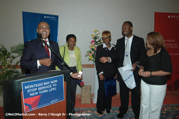 Holiday Inn SunSpree Resort & Delta Air Lines Cocktail Reception in Commemoration of Delta Air Lines Inaugural Flight From New York's JFK Airport to Sangster International Airport, Montego Bay, Jamaica - June 9, 2007 - Sangster International Airport - Montego Bay, St James, Jamaica W.I. - MBJ Limited - Transforming Sangster International Airport into a world class facility - Photographs by Net2Market.com - Negril Travel Guide, Negril Jamaica WI - http://www.negriltravelguide.com - info@negriltravelguide.com...!