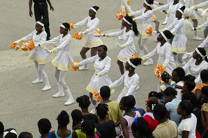 Grand Gala Parade @ Lucea - Portmore Pace Setters Marching Band - Hanover Homecoming Celebrations Photographs - Negril Travel Guide, Negril Jamaica WI - http://www.negriltravelguide.com - info@negriltravelguide.com...!