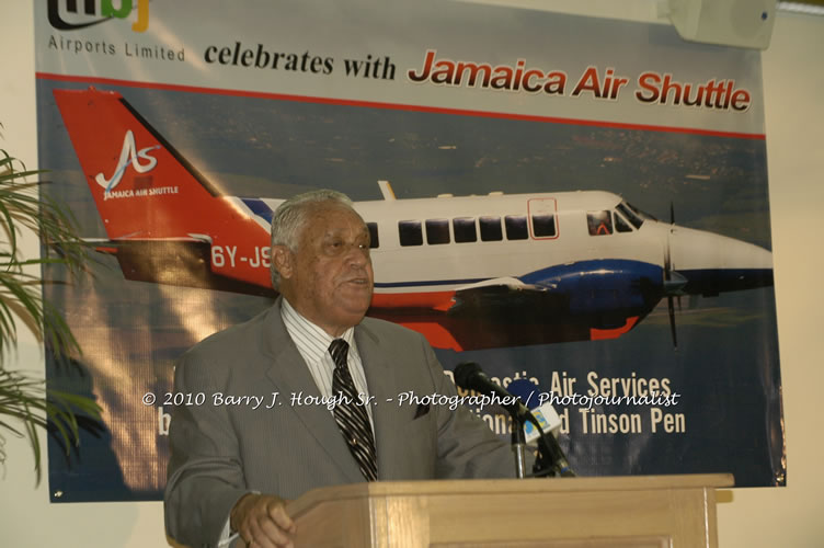 Jamaica Air Shuttle Launch @ MBJ Airports Limited, Wednesday, January 20, 2010, Sangster International Airport, Montego Bay, St. James, Jamaica W.I. - Photographs by Net2Market.com - Barry J. Hough Sr, Photographer/Photojournalist - The Negril Travel Guide - Negril's and Jamaica's Number One Concert Photography Web Site with over 40,000 Jamaican Concert photographs Published -  Negril Travel Guide, Negril Jamaica WI - http://www.negriltravelguide.com - info@negriltravelguide.com...!