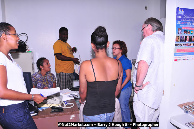 Preparations at the Venue - Jamaica Jazz and Blues Festival 2009, Thursday, January 15, 2009 - Venue at the Aqueduct on Rose Hall Resort &amp; Country Club, Montego Bay, Jamaica - Thursday, January 22 - Saturday, January 24, 2009 - Photographs by Net2Market.com - Barry J. Hough Sr, Photographer/Photojournalist - Negril Travel Guide, Negril Jamaica WI - http://www.negriltravelguide.com - info@negriltravelguide.com...!