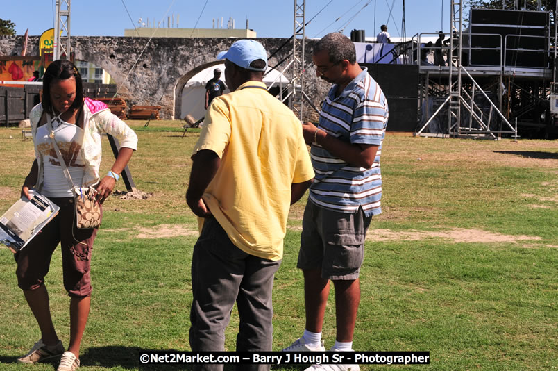 Preparations Continue [One Day To Go] at the Venue & Office - Jamaica Jazz and Blues Festival 2009 - Presented by Air Jamaica - Thursday, January 15, 2009 - Venue at the Aqueduct on Rose Hall Resort &amp; Country Club, Montego Bay, Jamaica - Thursday, January 22 - Saturday, January 24, 2009 - Photographs by Net2Market.com - Barry J. Hough Sr, Photographer/Photojournalist - Negril Travel Guide, Negril Jamaica WI - http://www.negriltravelguide.com - info@negriltravelguide.com...!