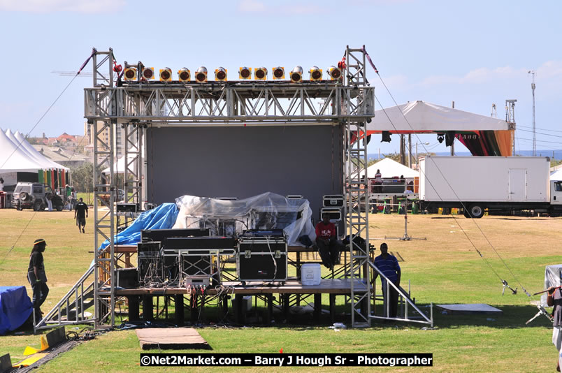 Preparations Continue [One Day To Go] at the Venue & Office - Jamaica Jazz and Blues Festival 2009 - Presented by Air Jamaica - Thursday, January 15, 2009 - Venue at the Aqueduct on Rose Hall Resort &amp; Country Club, Montego Bay, Jamaica - Thursday, January 22 - Saturday, January 24, 2009 - Photographs by Net2Market.com - Barry J. Hough Sr, Photographer/Photojournalist - Negril Travel Guide, Negril Jamaica WI - http://www.negriltravelguide.com - info@negriltravelguide.com...!