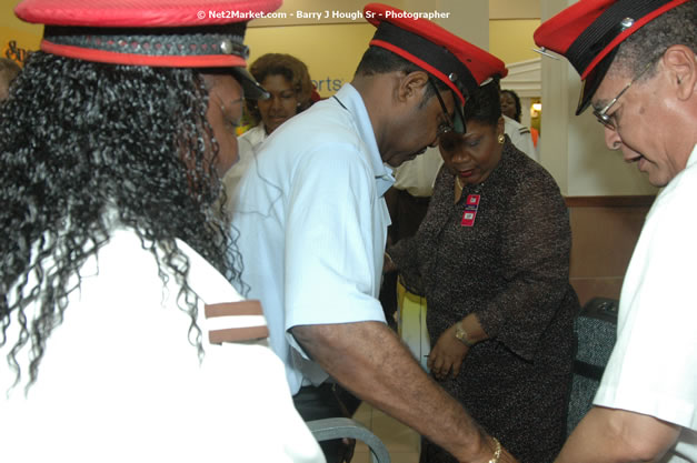 Minister of Tourism, Hon. Edmund Bartlett - Director of Tourism, Basil Smith, and Mayor of Montego Bay, Councillor Charles Sinclair Launch of Winter Tourism Season at Sangster International Airport, Saturday, December 15, 2007 - Sangster International Airport - MBJ Airports Limited, Montego Bay, Jamaica W.I. - Photographs by Net2Market.com - Barry J. Hough Sr, Photographer - Negril Travel Guide, Negril Jamaica WI - http://www.negriltravelguide.com - info@negriltravelguide.com...!