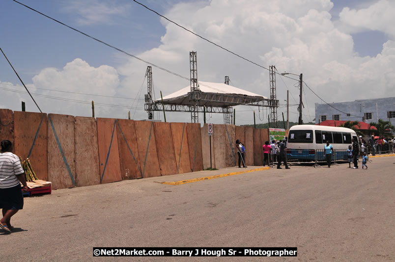 Lucea Cross the Harbour @ Lucea Car Park - All Day Event - Cross the Harbour Swim, Boat Rides, and Entertainment for the Family - Concert Featuring: Bushman, George Nooksl, Little Hero, Bushi One String, Dog Rice and many local Artists - Friday, August 1, 2008 - Lucea, Hanover Jamaica - Photographs by Net2Market.com - Barry J. Hough Sr. Photojournalist/Photograper - Photographs taken with a Nikon D300 - Negril Travel Guide, Negril Jamaica WI - http://www.negriltravelguide.com - info@negriltravelguide.com...!