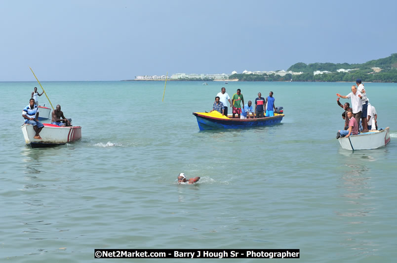 Lucea Cross the Harbour @ Lucea Car Park - All Day Event - Cross the Harbour Swim, Boat Rides, and Entertainment for the Family - Concert Featuring: Bushman, George Nooksl, Little Hero, Bushi One String, Dog Rice and many local Artists - Friday, August 1, 2008 - Lucea, Hanover Jamaica - Photographs by Net2Market.com - Barry J. Hough Sr. Photojournalist/Photograper - Photographs taken with a Nikon D300 - Negril Travel Guide, Negril Jamaica WI - http://www.negriltravelguide.com - info@negriltravelguide.com...!