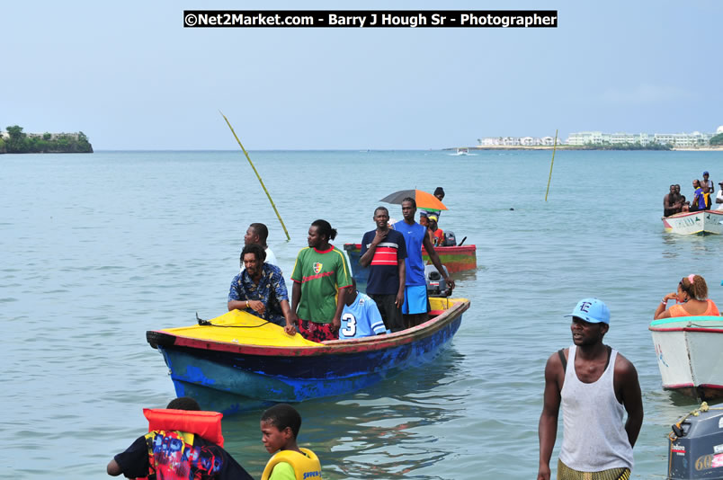 Lucea Cross the Harbour @ Lucea Car Park - All Day Event - Cross the Harbour Swim, Boat Rides, and Entertainment for the Family - Concert Featuring: Bushman, George Nooksl, Little Hero, Bushi One String, Dog Rice and many local Artists - Friday, August 1, 2008 - Lucea, Hanover Jamaica - Photographs by Net2Market.com - Barry J. Hough Sr. Photojournalist/Photograper - Photographs taken with a Nikon D300 - Negril Travel Guide, Negril Jamaica WI - http://www.negriltravelguide.com - info@negriltravelguide.com...!