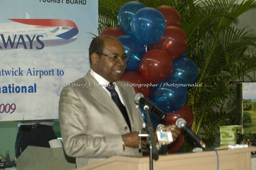  British Airways Inaugurates New Scheduled Service from London Gatwick Airport to Sangster International Airport, Montego Bay, Jamaica, Thursday, October 29, 2009 - Photographs by Barry J. Hough Sr. Photojournalist/Photograper - Photographs taken with a Nikon D70, D100, or D300 - Negril Travel Guide, Negril Jamaica WI - http://www.negriltravelguide.com - info@negriltravelguide.com...!