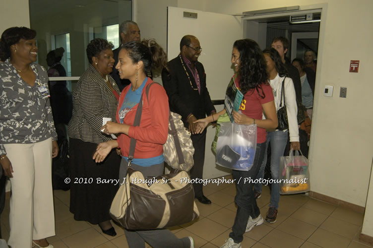 US Airways Inaugurtes New Service from Phoenix Sky Harbor International Airport to Sangster International Airport, Friday, December 18, 2009, Sangster International Airport, Montego Bay, St. James, Jamaica W.I. - Photographs by Net2Market.com - Barry J. Hough Sr, Photographer/Photojournalist - The Negril Travel Guide - Negril's and Jamaica's Number One Concert Photography Web Site with over 40,000 Jamaican Concert photographs Published -  Negril Travel Guide, Negril Jamaica WI - http://www.negriltravelguide.com - info@negriltravelguide.com...!