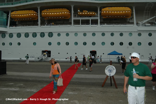 MS Freedom Of The Seas [Royal Caribbean International's - Newest Vessel] Plaques &amp; Keys Ceremony in order to commemorate its first arrival at the Port Montego Bay Photos - Negril Travel Guide, Negril Jamaica WI - http://www.negriltravelguide.com - info@negriltravelguide.com...!