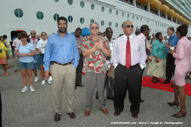 MS Freedom Of The Seas [Royal Caribbean International's - Newest Vessel] Plaques &amp; Keys Ceremony in order to commemorate its first arrival at the Port Montego Bay Photos - Negril Travel Guide, Negril Jamaica WI - http://www.negriltravelguide.com - info@negriltravelguide.com...!