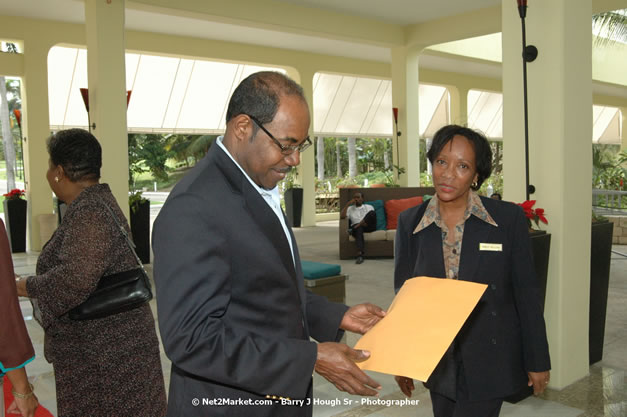 Minister of Toursim Luncheon - Minister of Tourism, Hon. Edmund Bartlett - Director of Tourism, Basil Smith - Saturday, December 15, 2007 - Rose Hall Resort and Country Club, Rose Hall, Montego Bay, Jamaica W.I. - Photographs by Net2Market.com - Barry J. Hough Sr, Photographer - Negril Travel Guide, Negril Jamaica WI - http://www.negriltravelguide.com - info@negriltravelguide.com...!