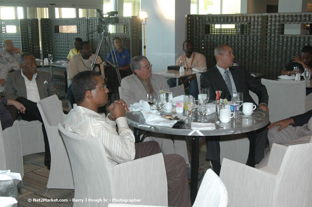 Minister of Toursim Luncheon - Minister of Tourism, Hon. Edmund Bartlett - Director of Tourism, Basil Smith - Saturday, December 15, 2007 - Rose Hall Resort and Country Club, Rose Hall, Montego Bay, Jamaica W.I. - Photographs by Net2Market.com - Barry J. Hough Sr, Photographer - Negril Travel Guide, Negril Jamaica WI - http://www.negriltravelguide.com - info@negriltravelguide.com...!