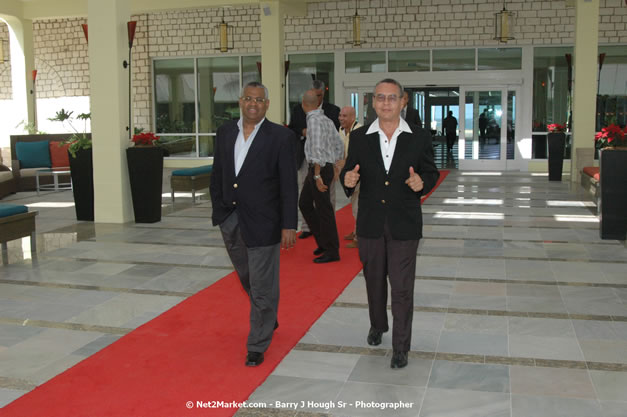 Minister of Toursim Luncheon - Minister of Tourism, Hon. Edmund Bartlett - Director of Tourism, Basil Smith - Saturday, December 15, 2007 - Rose Hall Resort and Country Club, Rose Hall, Montego Bay, Jamaica W.I. - Photographs by Net2Market.com - Barry J. Hough Sr, Photographer - Negril Travel Guide, Negril Jamaica WI - http://www.negriltravelguide.com - info@negriltravelguide.com...!