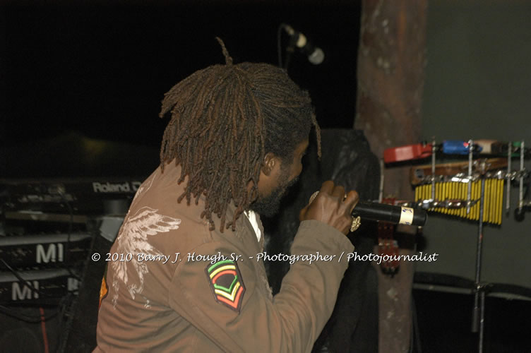 JAH Cure - Live In Concert @ Negril Escape Resort and Spa, December 15, 2009, One Love Drive, West End, Negril, Westmoreland, Jamaica W.I. - Photographs by Net2Market.com - Barry J. Hough Sr, Photographer/Photojournalist - Negril Travel Guide, Negril Jamaica WI - http://www.negriltravelguide.com - info@negriltravelguide.com...!