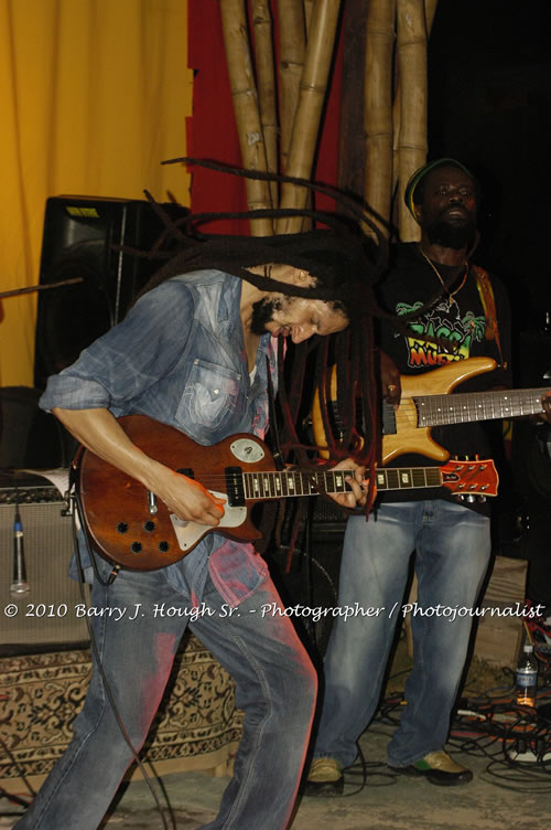 Julian Marley - Grammy Nominee & Son of the Legend Bob Marley - Live in Concert - Also featuring Ras Noble, Power Drill, Iron Head, & Robin Banks - Backing Band Roots Warrior, plus DJ Gemini @ One Love Reggae Concerts Series 09/10 @ Negril Escape Resort & Spa, February 2, 2010, One Love Drive, West End, Negril, Westmoreland, Jamaica W.I. - Photographs by Net2Market.com - Barry J. Hough Sr, Photographer/Photojournalist - The Negril Travel Guide - Negril's and Jamaica's Number One Concert Photography Web Site with over 40,000 Jamaican Concert photographs Published -  Negril Travel Guide, Negril Jamaica WI - http://www.negriltravelguide.com - info@negriltravelguide.com...!