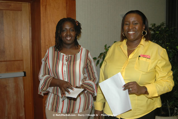 Red Cap Porters Awards - Minister of Tourism, Hon. Edmund Bartlett - Director of Tourism, Basil Smith - Friday, December 14, 2007 - Holiday Inn Sunspree, Montego Bay, Jamaica W.I. - Photographs by Net2Market.com - Barry J. Hough Sr, Photographer - Negril Travel Guide, Negril Jamaica WI - http://www.negriltravelguide.com - info@negriltravelguide.com...!