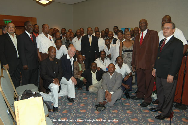 Red Cap Porters Awards - Minister of Tourism, Hon. Edmund Bartlett - Director of Tourism, Basil Smith - Friday, December 14, 2007 - Holiday Inn Sunspree, Montego Bay, Jamaica W.I. - Photographs by Net2Market.com - Barry J. Hough Sr, Photographer - Negril Travel Guide, Negril Jamaica WI - http://www.negriltravelguide.com - info@negriltravelguide.com...!