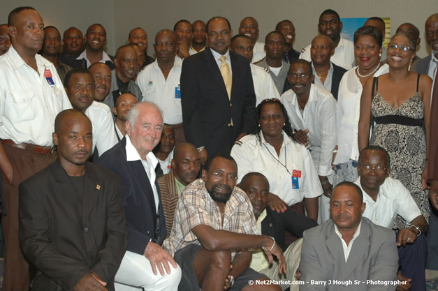 Red Cap Porters Awards - Minister of Tourism, Hon. Edmund Bartlett - Director of Tourism, Basil Smith - Friday, December 14, 2007 - Holiday Inn Sunspree, Montego Bay, Jamaica W.I. - Photographs by Net2Market.com - Barry J. Hough Sr, Photographer - Negril Travel Guide, Negril Jamaica WI - http://www.negriltravelguide.com - info@negriltravelguide.com...!