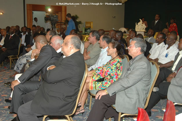 Red Cap Porters Awards - Minister of Tourism, Hon. Edmund Bartlett - Director of Tourism, Basil Smith - Friday, December 14, 2007 - Holiday Inn Sunspree, Montego Bay, Jamaica W.I. - Photographs by Net2Market.com - Barry J. Hough Sr, Photographer - Negril Travel Guide, Negril Jamaica WI - http://www.negriltravelguide.com - info@negriltravelguide.com...!