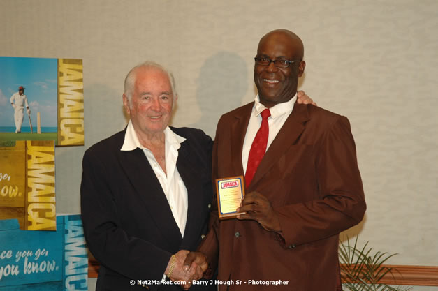 Red Cap Porters Awards - Minister of Tourism, Hon. Edmund Bartlett - Director of Tourism, Basil Smith - Friday, December 14, 2007 - Holiday Inn Sunspree, Montego Bay, Jamaica W.I. - Photographs by Net2Market.com - Barry J. Hough Sr, Photographer - Negril Travel Guide, Negril Jamaica WI - http://www.negriltravelguide.com - info@negriltravelguide.com...!