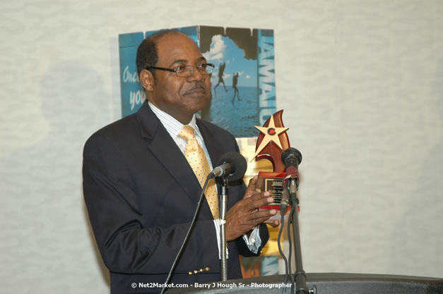 Red Cap Porters Awards - Minister of Tourism, Hon. Edmund Bartlett - Director of Tourism, Basil Smith - Friday, December 14, 2007 - Holiday Inn Sunspree, Montego Bay, Jamaica W.I. - Photographs by Net2Market.com - Barry J. Hough Sr, Photographer - Negril Travel Guide, Negril Jamaica WI - http://www.negriltravelguide.com - info@negriltravelguide.com...!