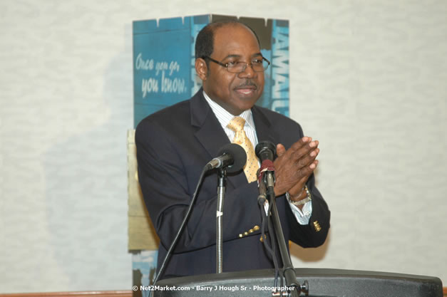 Red Cap Porters Awards - Minister of Tourism, Hon. Edmund Bartlett - Director of Tourism, Basil Smith - Friday, December 14, 2007 - Holiday Inn Sunspree, Montego Bay, Jamaica W.I. - Photographs by Net2Market.com - Barry J. Hough Sr, Photographer - Negril Travel Guide, Negril Jamaica WI - http://www.negriltravelguide.com - info@negriltravelguide.com...!