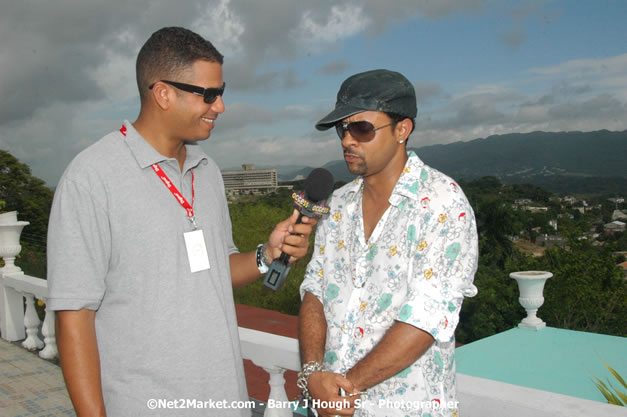 LL Cool J - Shaggy - Press Conference @ Richmond Hill Inn, Montego Bay - Red Stripe Reggae Sumfest at Catherine Hall, Montego Bay, St James, Jamaica W.I. - Negril Travel Guide.com, Negril Jamaica WI - http://www.negriltravelguide.com - info@negriltravelguide.com...!