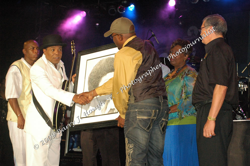  Michael Jackson - A Lifetime Achievement Award was presented to Michael Jackson and received by Tito Jackson @ Reggae Sumfest 2009 - International Night 2 - Reggae Sumfest 2009,Catherine Hall, Montego Bay, St. James, Jamaica W.I. - Saturday, July 25, 2009 - Reggae Sumfest 2009, July 19 - 25, 2009 - Photographs by Net2Market.com - Barry J. Hough Sr. Photojournalist/Photograper - Photographs taken with a Nikon D70, D100, or D300 - Negril Travel Guide, Negril Jamaica WI - http://www.negriltravelguide.com - info@negriltravelguide.com...!