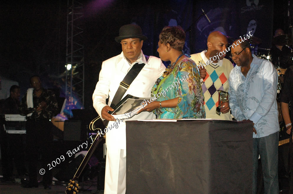  Michael Jackson - A Lifetime Achievement Award was presented to Michael Jackson and received by Tito Jackson @ Reggae Sumfest 2009 - International Night 2 - Reggae Sumfest 2009,Catherine Hall, Montego Bay, St. James, Jamaica W.I. - Saturday, July 25, 2009 - Reggae Sumfest 2009, July 19 - 25, 2009 - Photographs by Net2Market.com - Barry J. Hough Sr. Photojournalist/Photograper - Photographs taken with a Nikon D70, D100, or D300 - Negril Travel Guide, Negril Jamaica WI - http://www.negriltravelguide.com - info@negriltravelguide.com...!