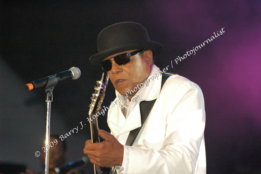 Tito Jackson @ Reggae Sumfest 2009 - International Night 2 - Tito Jackson, brother of the late King of Pop Michael Jackson performed live at Reggae Sumfest 2009. Reggae Sumfest 2009,Catherine Hall, Montego Bay, St. James, Jamaica W.I. - Saturday, July 25, 2009 - Reggae Sumfest 2009, July 19 - 25, 2009 - Photographs by Net2Market.com - Barry J. Hough Sr. Photojournalist/Photograper - Photographs taken with a Nikon D70, D100, or D300 - Negril Travel Guide, Negril Jamaica WI - http://www.negriltravelguide.com - info@negriltravelguide.com...!