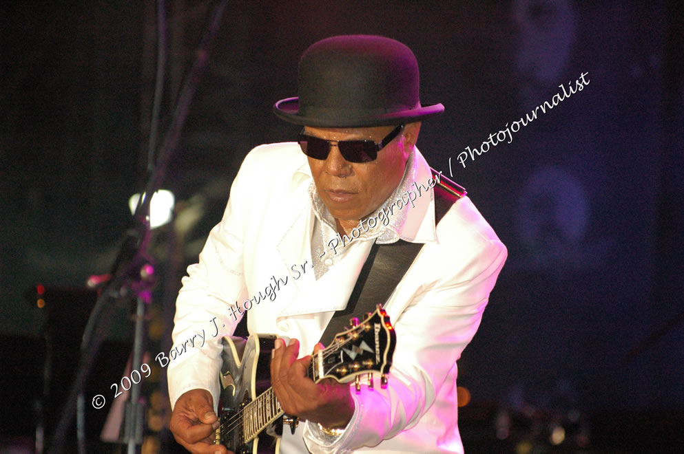 Tito Jackson @ Reggae Sumfest 2009 - International Night 2 - Tito Jackson, brother of the late King of Pop Michael Jackson performed live at Reggae Sumfest 2009. Reggae Sumfest 2009,Catherine Hall, Montego Bay, St. James, Jamaica W.I. - Saturday, July 25, 2009 - Reggae Sumfest 2009, July 19 - 25, 2009 - Photographs by Net2Market.com - Barry J. Hough Sr. Photojournalist/Photograper - Photographs taken with a Nikon D70, D100, or D300 - Negril Travel Guide, Negril Jamaica WI - http://www.negriltravelguide.com - info@negriltravelguide.com...!