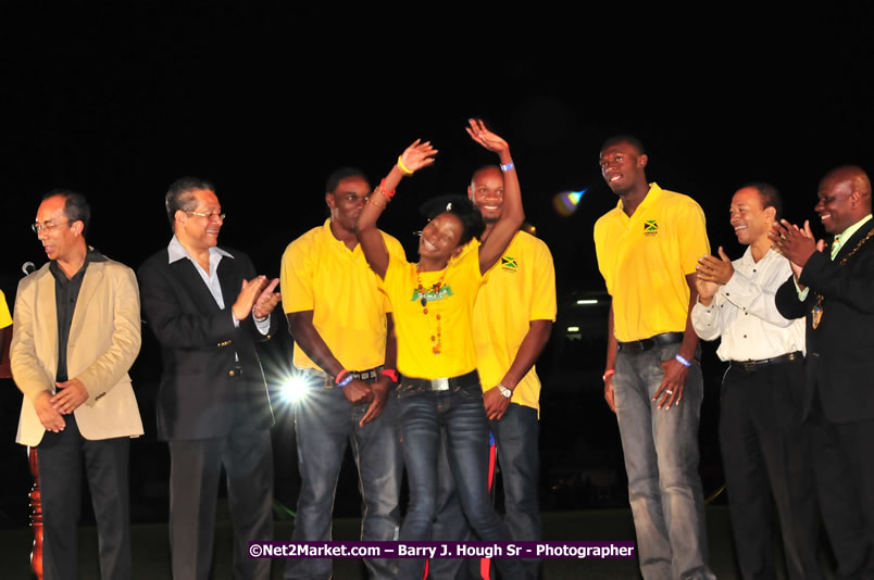 Jamaica's Athletes Celebration - Western Olympics Sports Gala & Trelawny Homecoming - Wednesday, October 8, 2008 - Photographs by Net2Market.com - Barry J. Hough Sr. Photojournalist/Photograper - Photographs taken with a Nikon D300 - Negril Travel Guide, Negril Jamaica WI - http://www.negriltravelguide.com - info@negriltravelguide.com...!