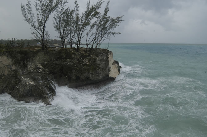 W orld Famous - Rick's Cafe - Negril's West End Cliffs - After Ivan - Negril Travel Guide, Negril Jamaica WI - http://www.negriltravelguide.com - info@negriltravelguide.com...!