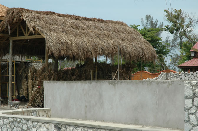 World Famous Rick's Cafe - Negril's West End Cliffs - Rebuilding After Ivan - Negril Travel Guide, Negril Jamaica WI - http://www.negriltravelguide.com - info@negriltravelguide.com...!