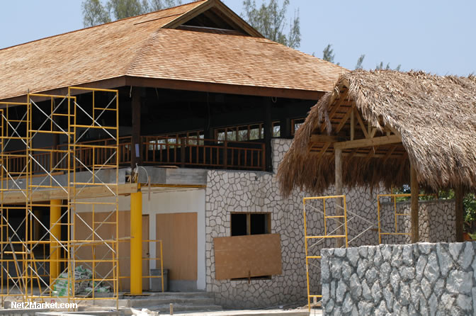 World Famous Rick's Cafe - Negril's West End Cliffs - Rebuilding After Ivan - Negril Travel Guide, Negril Jamaica WI - http://www.negriltravelguide.com - info@negriltravelguide.com...!