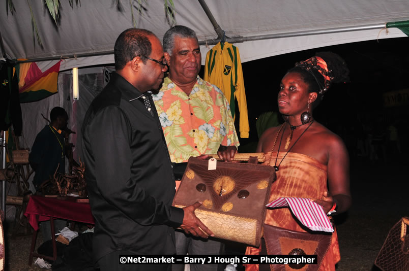 Minister of Tourism, Edmund Bartlett @ Jamaica Jazz and Blues Festival 2009 - Presented by Air Jamaica - Saturday, January 24, 2009 - Venue at the Aqueduct on Rose Hall Resort &amp; Country Club, Montego Bay, Jamaica - Thursday, January 22 - Saturday, January 24, 2009 - Photographs by Net2Market.com - Barry J. Hough Sr, Photographer/Photojournalist - Negril Travel Guide, Negril Jamaica WI - http://www.negriltravelguide.com - info@negriltravelguide.com...!